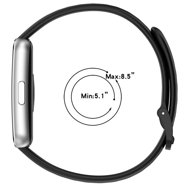 xDfind Smooth Solid-Color Breathable Silicone Watch Band, For Huawei Band 11 Pro / 11