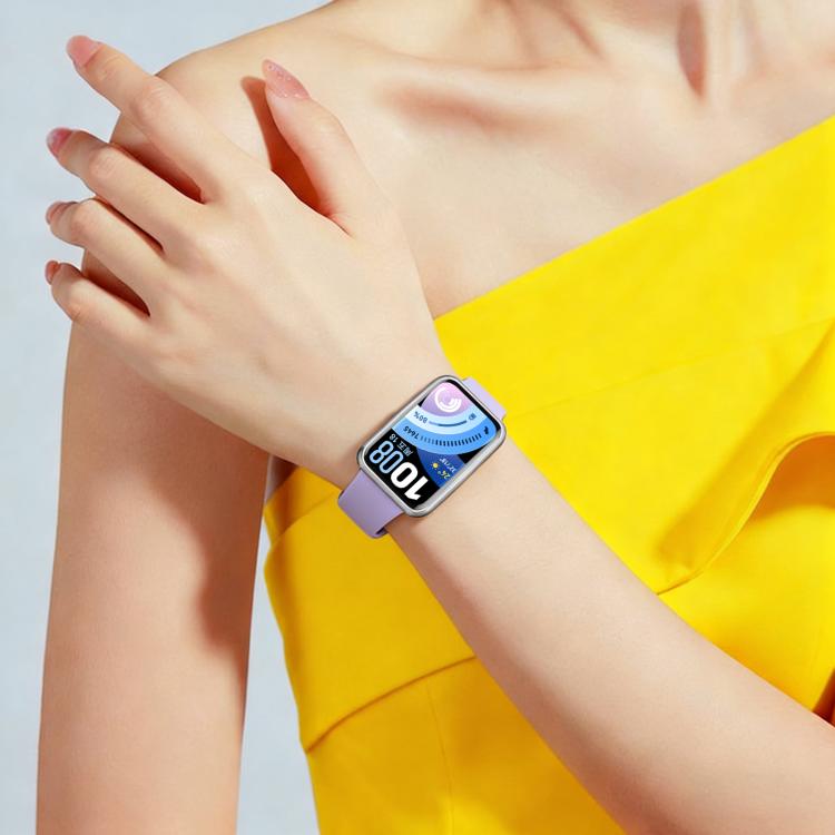 xDfind Smooth Solid-Color Breathable Silicone Watch Band, For Huawei Band 11 Pro / 11