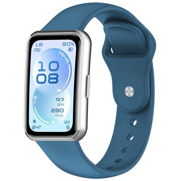 xDfind Solid-Color Reverse Buckle Silicone Watch Band, For Huawei Band 11 Pro / 11