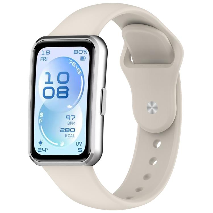 xDfind Solid-Color Reverse Buckle Silicone Watch Band, For Huawei Band 11 Pro / 11