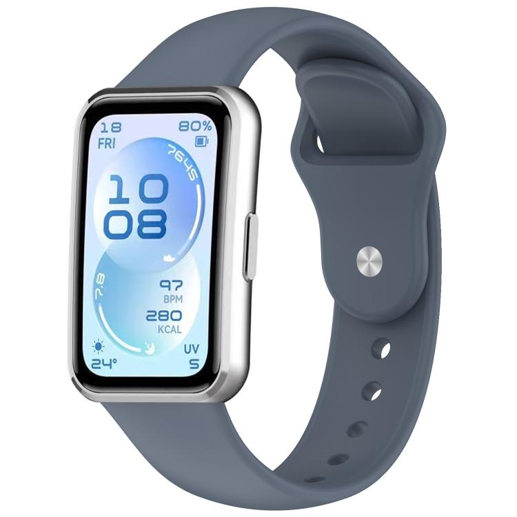 xDfind Solid-Color Reverse Buckle Silicone Watch Band, For Huawei Band 11 Pro / 11