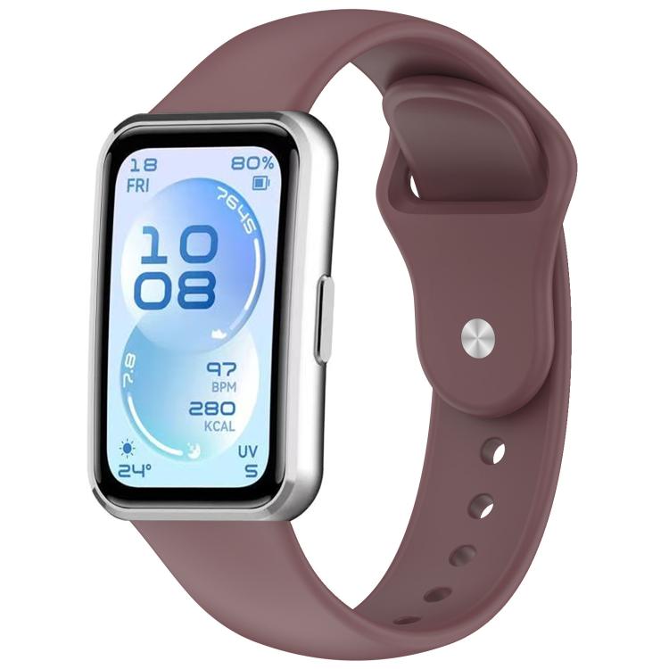 xDfind Solid-Color Reverse Buckle Silicone Watch Band, For Huawei Band 11 Pro / 11