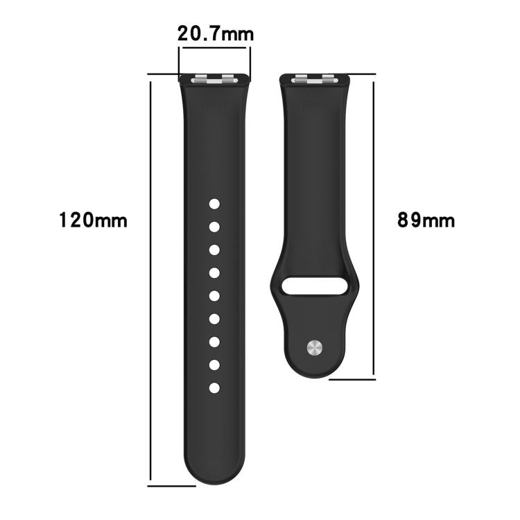 xDfind Solid-Color Reverse Buckle Silicone Watch Band, For Huawei Band 11 Pro / 11