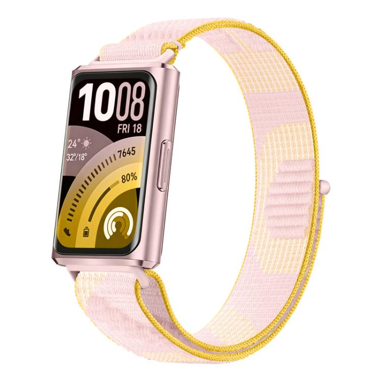 xDfind Nylon Loop Hook and Loop Fastener Watch Band, For Huawei Band 11 Pro / 11