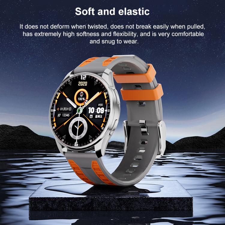 xDfind Dual-color Silicone Watch Band, 22mm