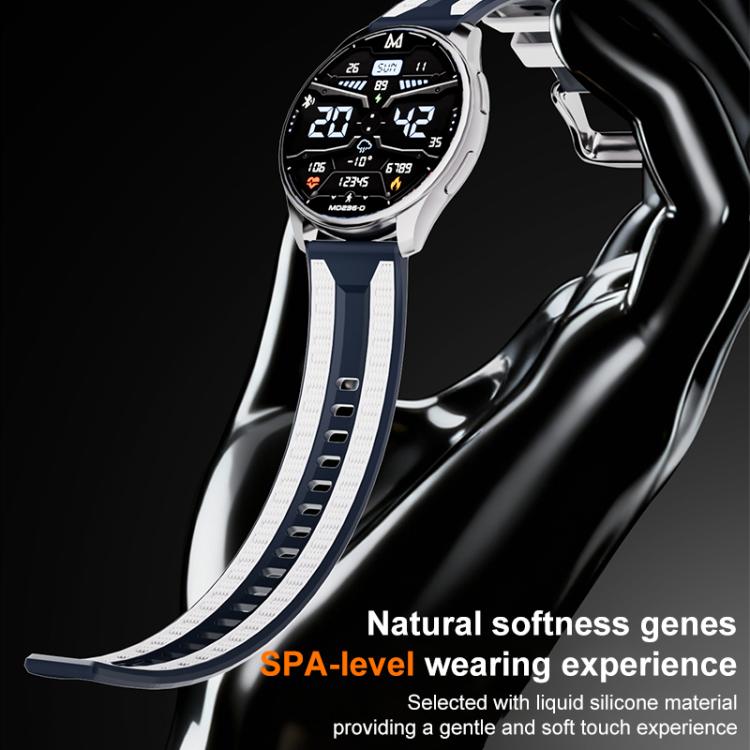 xDfind Dual-color Silicone Watch Band, 22mm