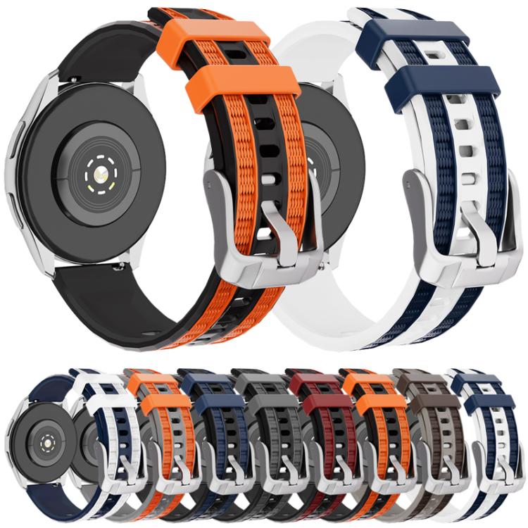 xDfind Dual-color Silicone Watch Band, 22mm
