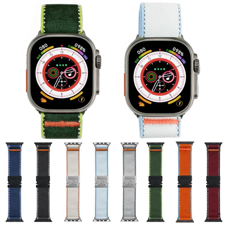 xDfind Nylon Wild Path Parachute Buckle Watch Band, For Apple Watch 38 / 40 / 41 / S11 42mm