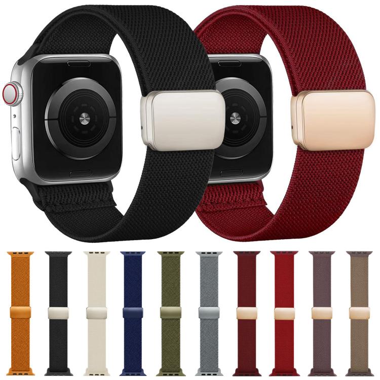 xDfind Nylon Twill Texture Magnetic Buckle Watch Band, For Apple Watch 38 / 40 / 41 / S11 42mm