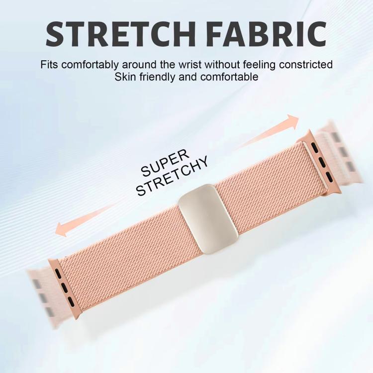 xDfind Nylon Twill Texture Magnetic Buckle Watch Band, For Apple Watch 42 / 44 / 45 / 46 / 49mm