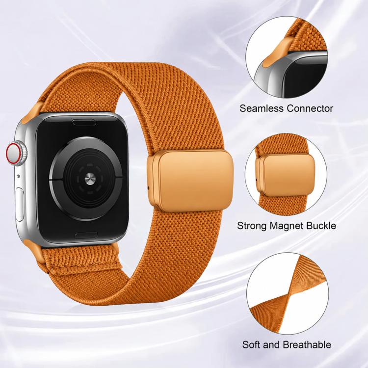 xDfind Nylon Twill Texture Magnetic Buckle Watch Band, For Apple Watch 38 / 40 / 41 / S11 42mm