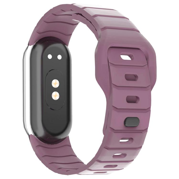 xDfind Armor-Style Reverse Buckle Silicone Watch Band, For Xiaomi Smart Band 10 / 9 / 8