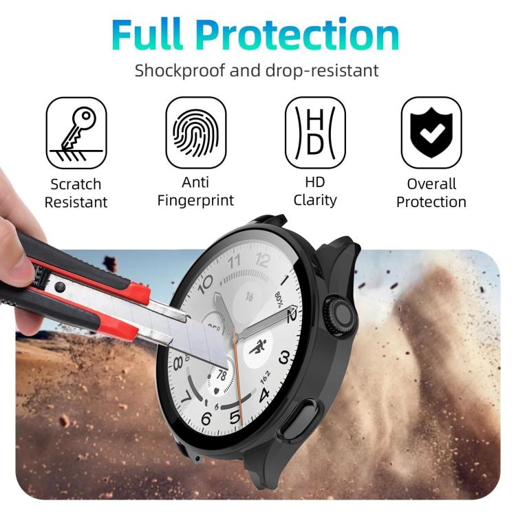 xDfind Tempered Film Integrated PC Smart Watch Case, For Xiaomi Watch S5 46mm