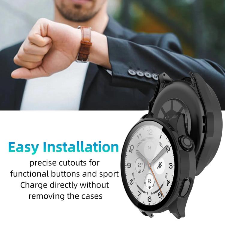 xDfind Tempered Film Integrated PC Smart Watch Case, For Xiaomi Watch S5 46mm