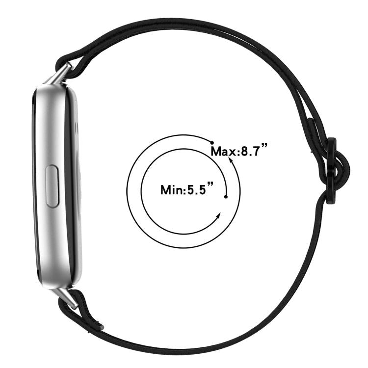 xDfind Stretch Braided Nylon Slide Buckle Watch Band, For Huawei Band 11 Pro / 11