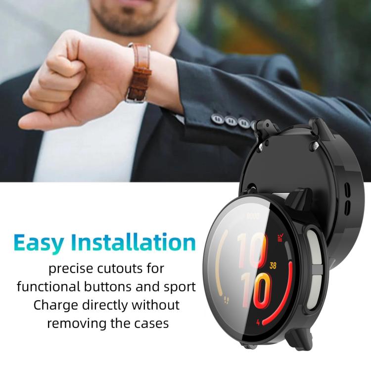 xDfind Tempered Film Integrated PC Children Watch Case, For Garmin Bounce2