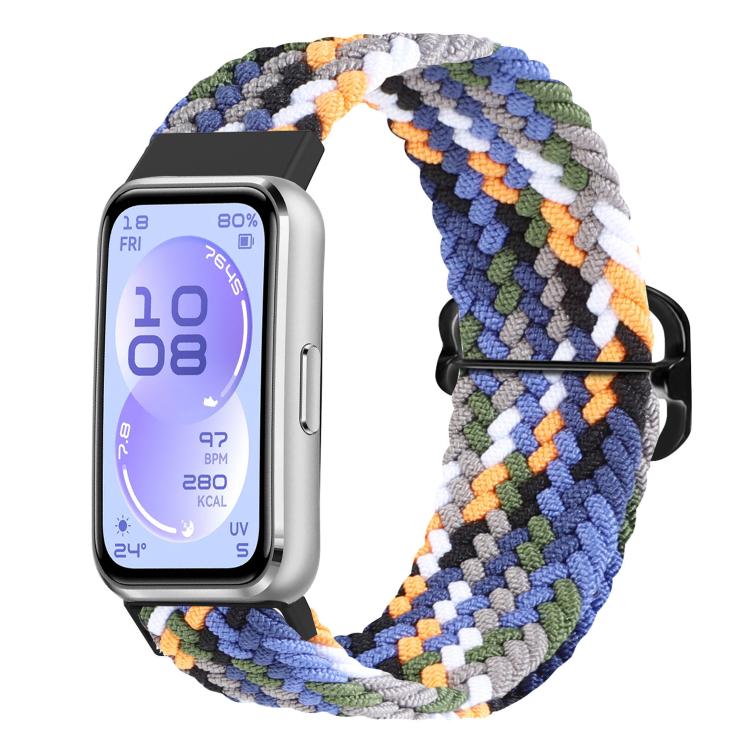 xDfind Adjustable Braided Nylon Slide Buckle Watch Band, For Huawei Band 11 Pro / 11