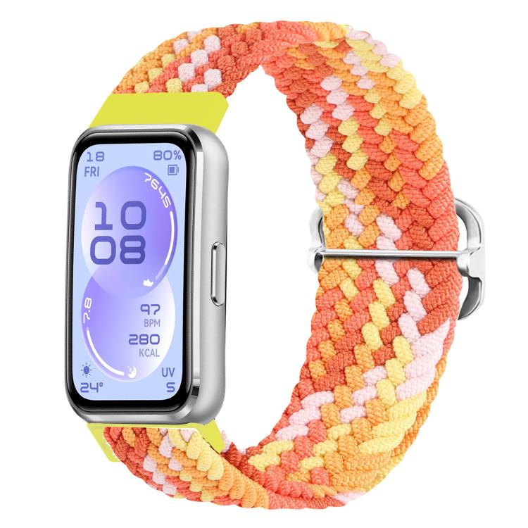 xDfind Adjustable Braided Nylon Slide Buckle Watch Band, For Huawei Band 11 Pro / 11