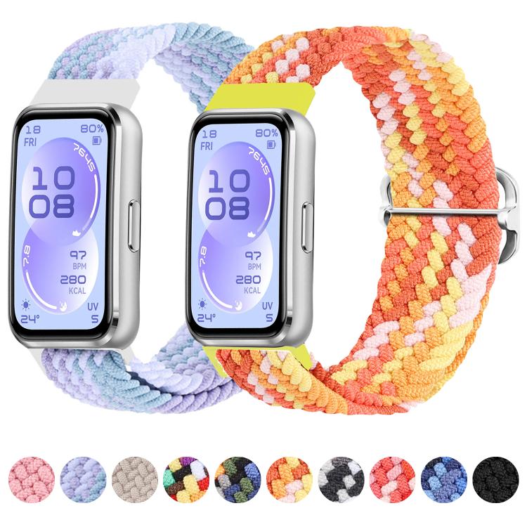 xDfind Adjustable Braided Nylon Slide Buckle Watch Band, For Huawei Band 11 Pro / 11