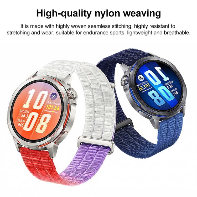 xDfind Double-section Breathable Nylon Watch Band, 18mm