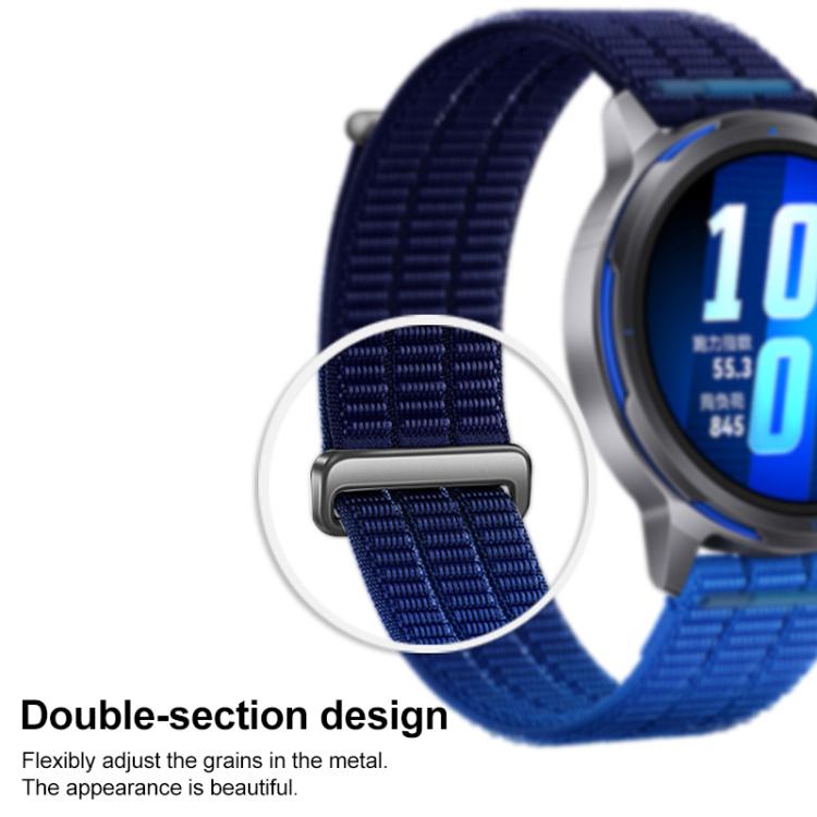 xDfind Double-section Breathable Nylon Watch Band, 20mm