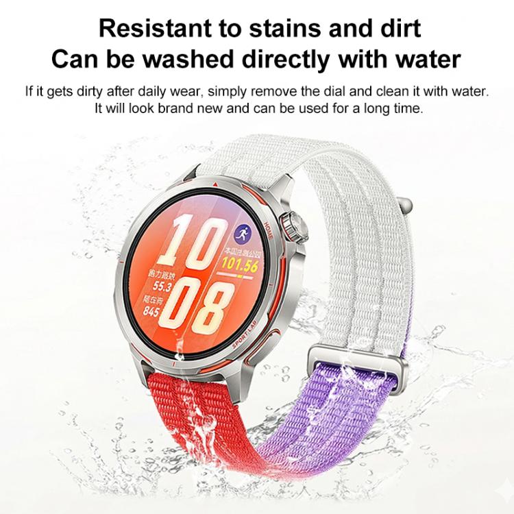 xDfind Double-section Breathable Nylon Watch Band, 18mm