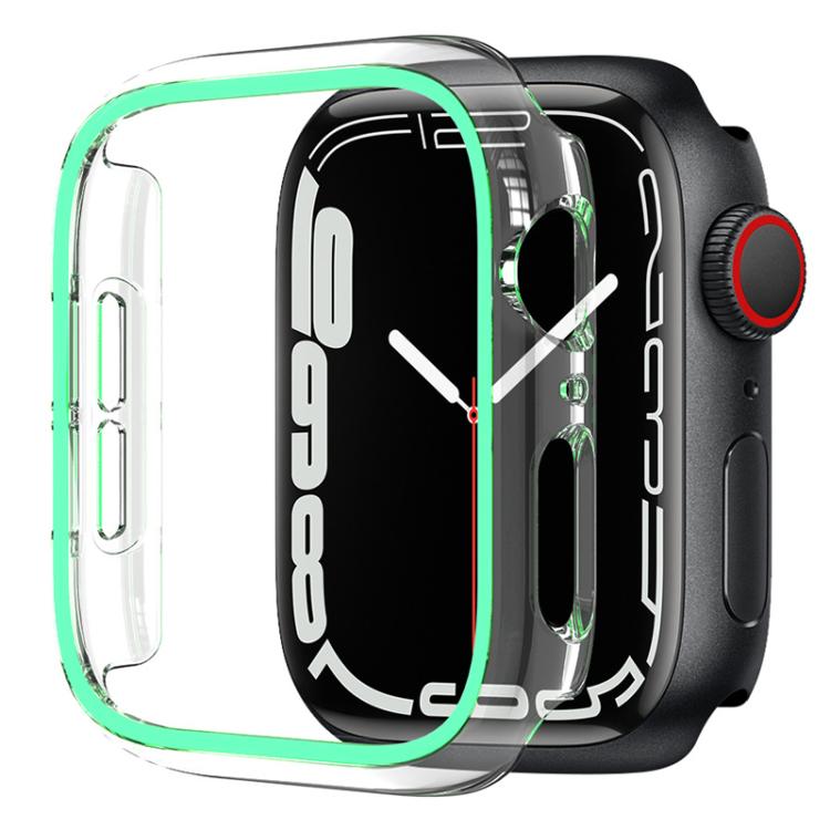 XDfind Transparent Luminous Half Coverage Hollow PC Watch Case, For Apple Watch Ultra 3 / 2 / 1 49mm