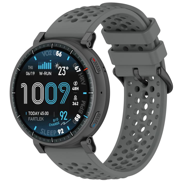 xDfind Breathable Perforated Silicone Sport Watch Band, For Amazfit Active Max
