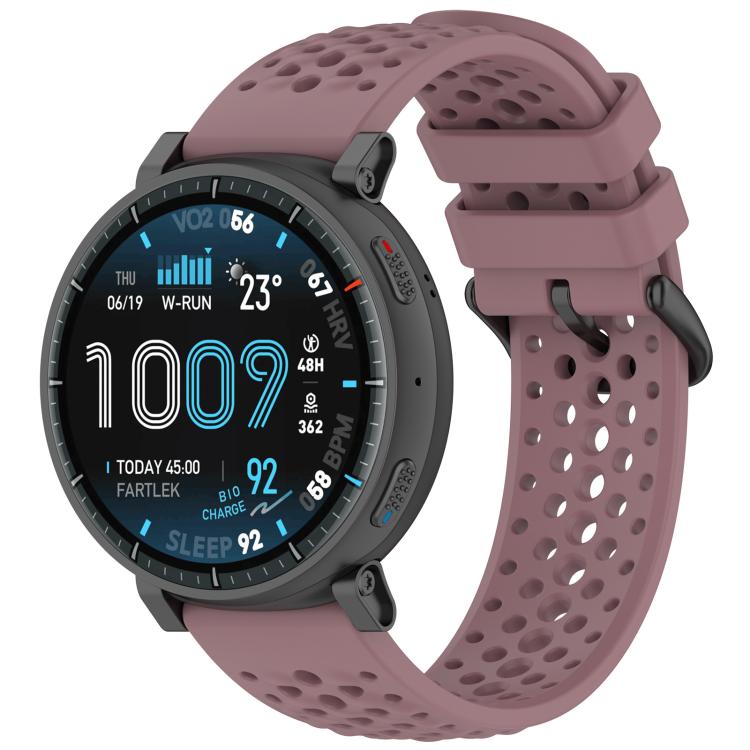 xDfind Breathable Perforated Silicone Sport Watch Band, For Amazfit Active Max