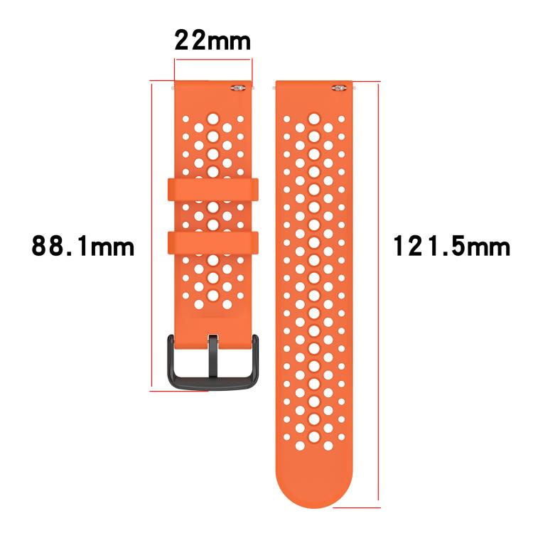 xDfind Breathable Perforated Silicone Sport Watch Band, For Amazfit Active Max