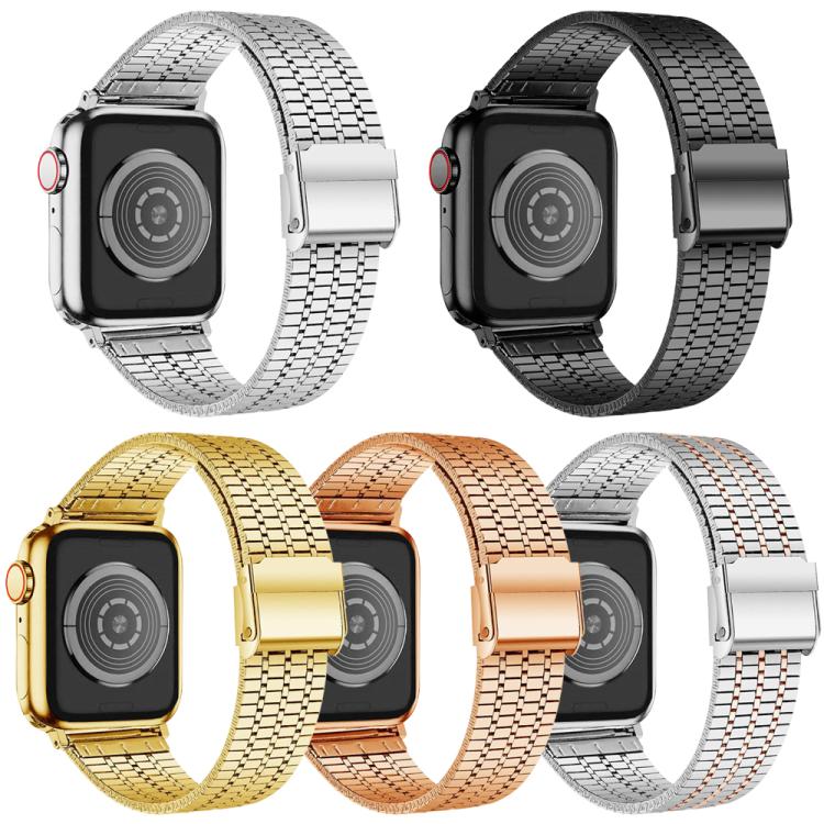 5 Pack xDfind Seven Beads Buckle Stainless Steel Watch Band, For Apple Watch 42 / 44 / 45 / 46 / 49mm, For Apple Watch 38 / 40 / 41 / S11 42mm