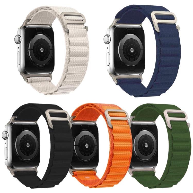 5 Pack xDfind Aline Nylon Loop Watch Band, For Apple Watch 42 / 44 / 45 / 46 / 49mm, For Apple Watch 38 / 40 / 41 / S11 42mm