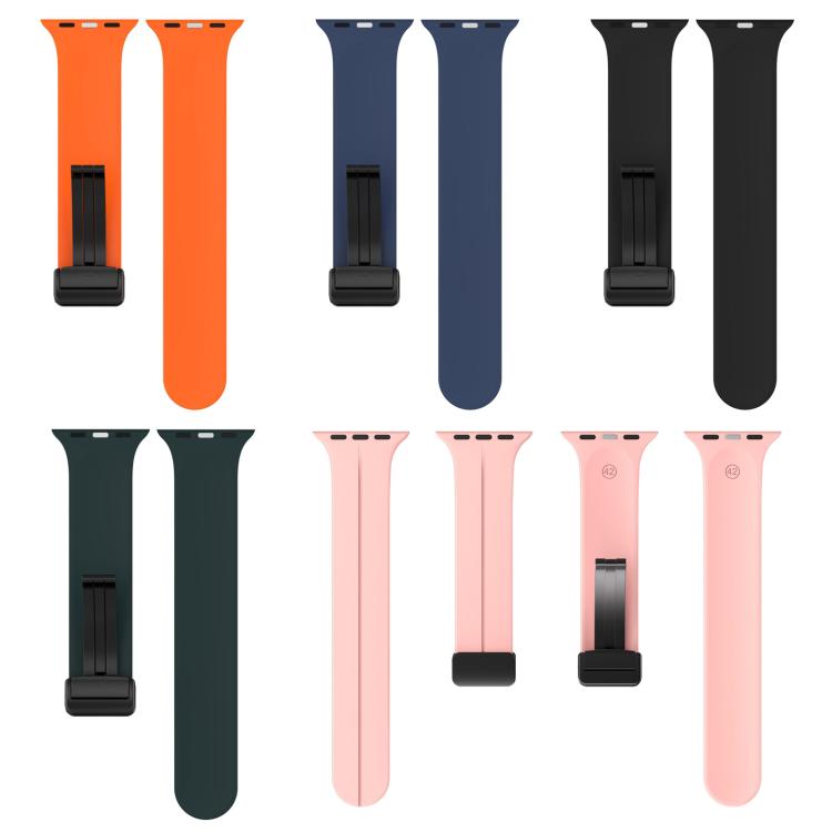 5 Pack xDfind Solid Color Magnetic Buckle Silicone Watch Band, For Apple Watch 42 / 44 / 45 / 46 / 49mm, For Apple Watch 38 / 40 / 41 / S11 42mm