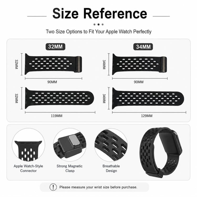 5 Pack xDfind Magnetic Clasp Silicone Watch Band, For Apple Watch 42 / 44 / 45 / 46 / 49mm, For Apple Watch 38 / 40 / 41 / S11 42mm