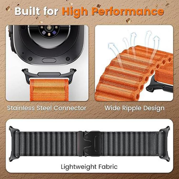 5 Pack xDfind Parachute Buckle Off Road Sport Nylon Watch Band, For Galaxy Watch8 / 8 Classic