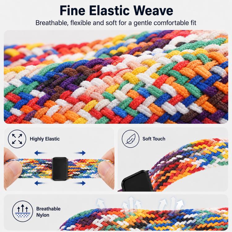 5 Pack xDfind Magnetic Buckle Nylon Braid Loop Watch Band, For Galaxy Watch8 / 8 Classic