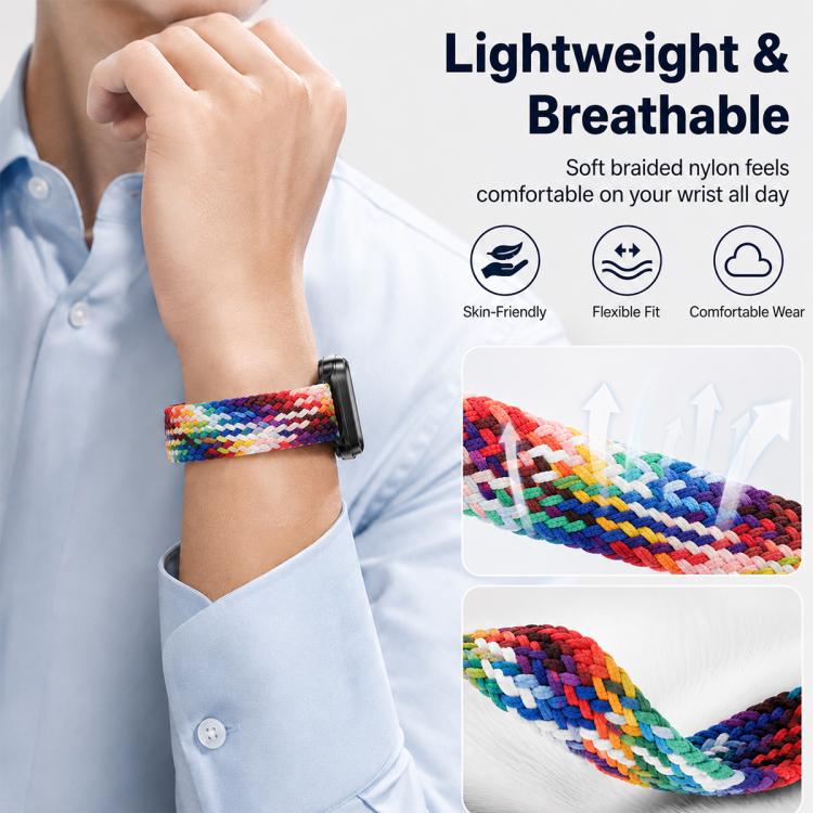 5 Pack xDfind Magnetic Buckle Nylon Braid Loop Watch Band, For Galaxy Watch8 / 8 Classic