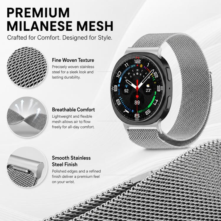 5 Pack xDfind Milanese Magnetic Metal Watch Band, For Galaxy Watch8 / 8 Classic