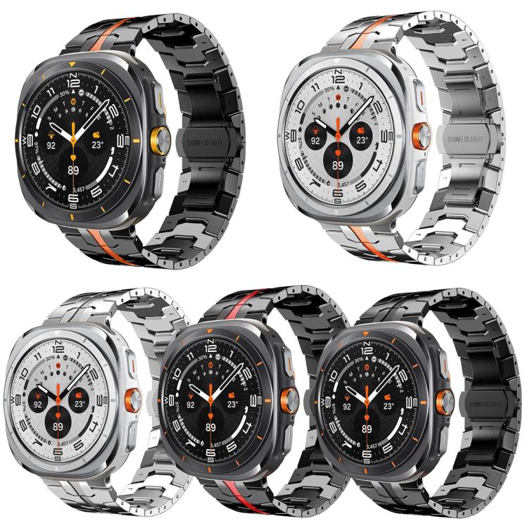 5 Pack xDfind Butterfly Buckle Stainless Steel Watch Band, For Galaxy Watch Ultra / Ultra 2025, For Galaxy Watch8 / 8 Classic