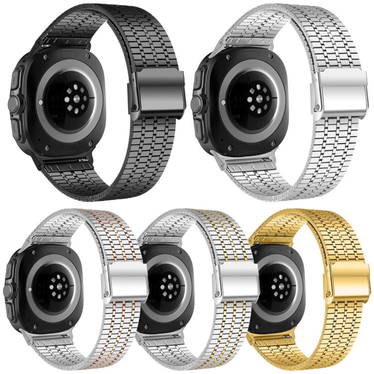 5 Pack xDfind Seven Beads Buckle Stainless Steel Watch Band, For Galaxy Watch8 / 8 Classic