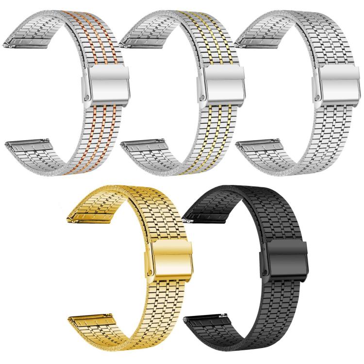 5 Pack xDfind Seven Beads Buckle Stainless Steel Watch Band, For Galaxy Watch8 / 8 Classic