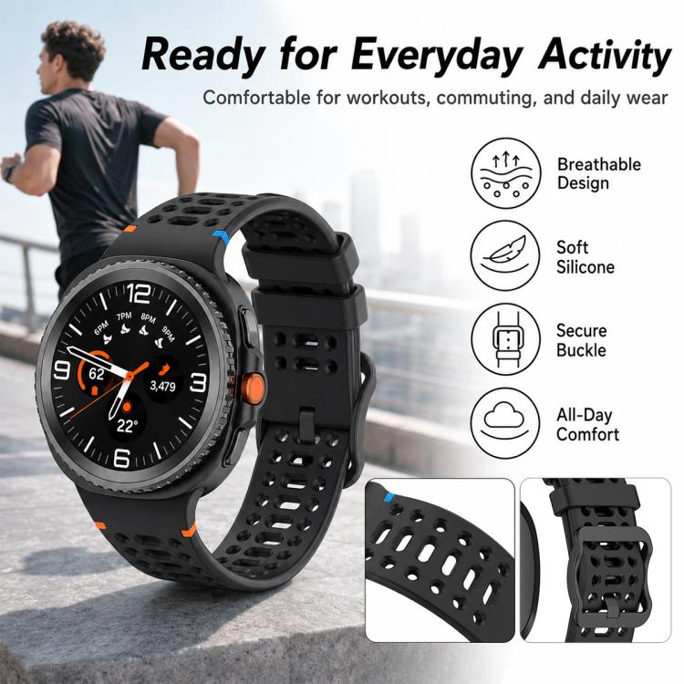 5 Pack xDfind Ladder Buckle Silicone Watch Band, For Galaxy Watch8 / 8 Classic