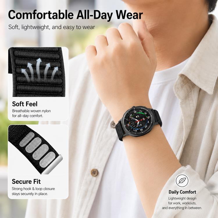 5 Pack xDfind Woven Nylon Hook And Loop Fastener Watch Band, For Galaxy Watch8 / 8 Classic