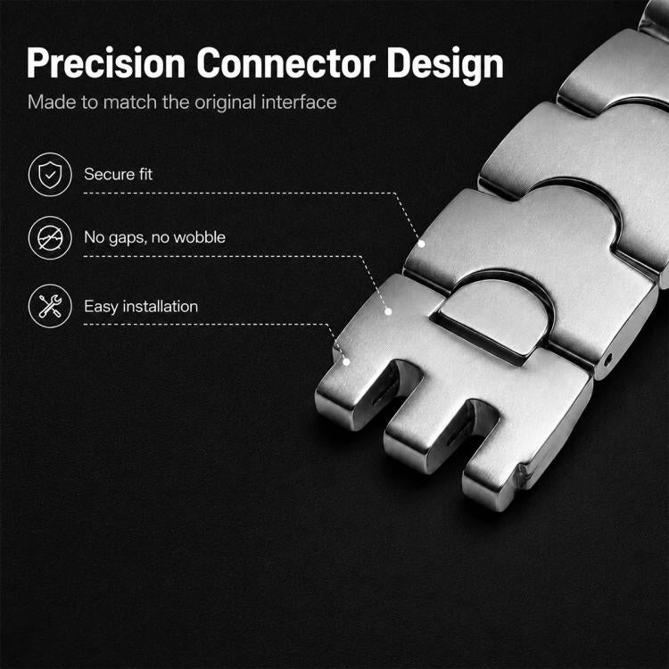 xDfind Crescent-shaped Convex Mouth Steel Watch Band, For Swatch 17mm, For Swatch 19mm