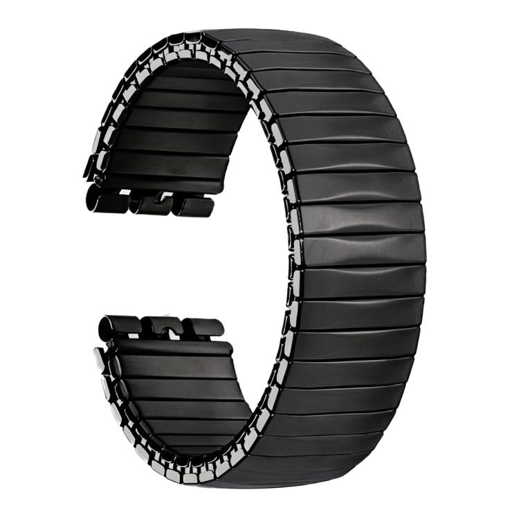 xDfind Trapezoid Stainless Steel Spring Elasticity Watch Band, For Swatch 17mm