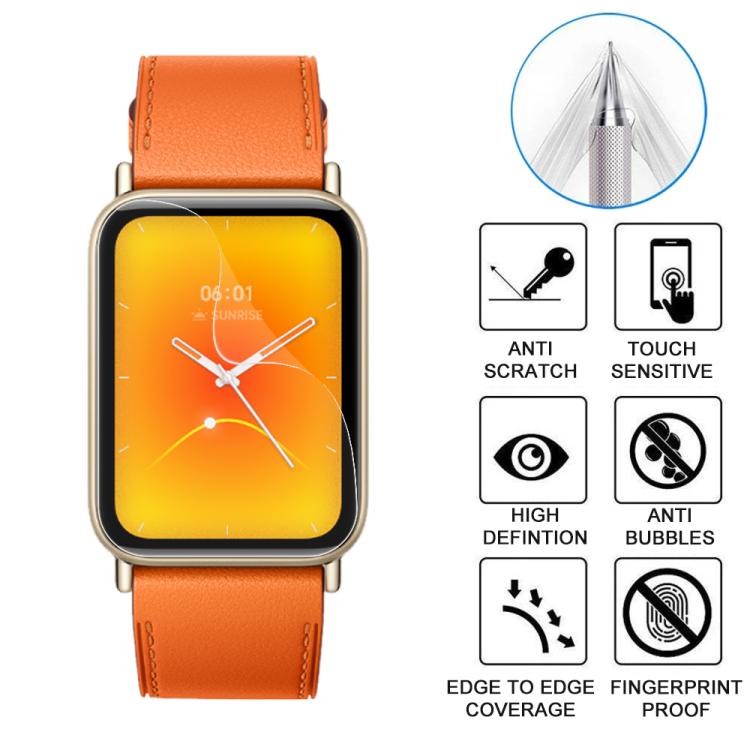 5pcs xDfind Soft Hydrogel Film Full Cover Front Protector, For Xiaomi Smart Band 10 Pro