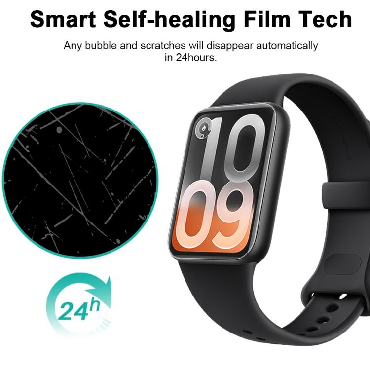 5pcs xDfind Soft Hydrogel Film Full Cover Front Protector, For Xiaomi Smart Band 10 Pro