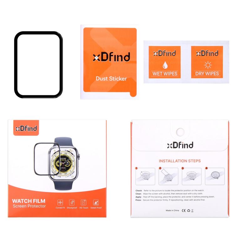 2pcs xDfind Curved 3D Composite Material Soft Film Screen Protector, For Xiaomi Smart Band 10 Pro