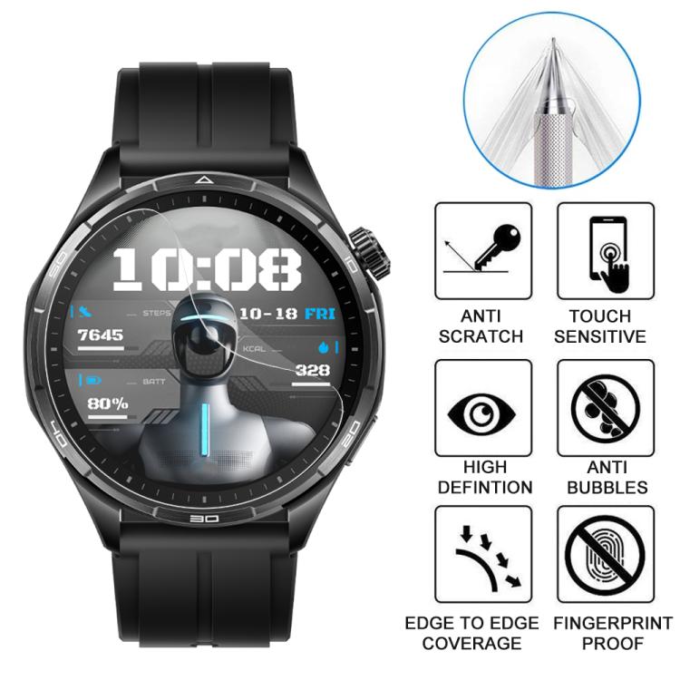 5pcs xDfind Soft Hydrogel Film Full Cover Front Protector, For Honor Watch 6 Plus