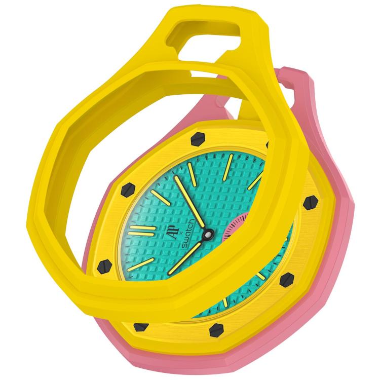 xDfind Full-Coverage Silicone Pocket Watch Case, For Swatch Royal Pop